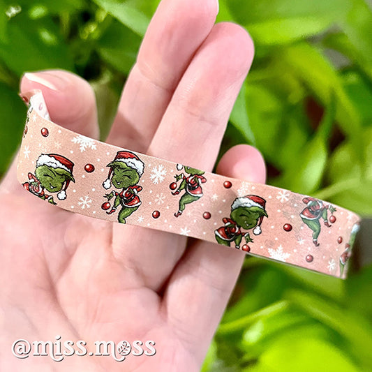 Dive into the Christmas spirit with our FIRST EVER Grinch-themed washi tape!