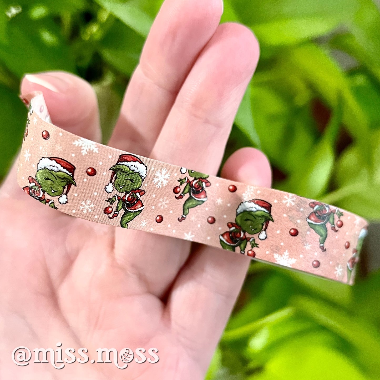 Grinch Washi Tape