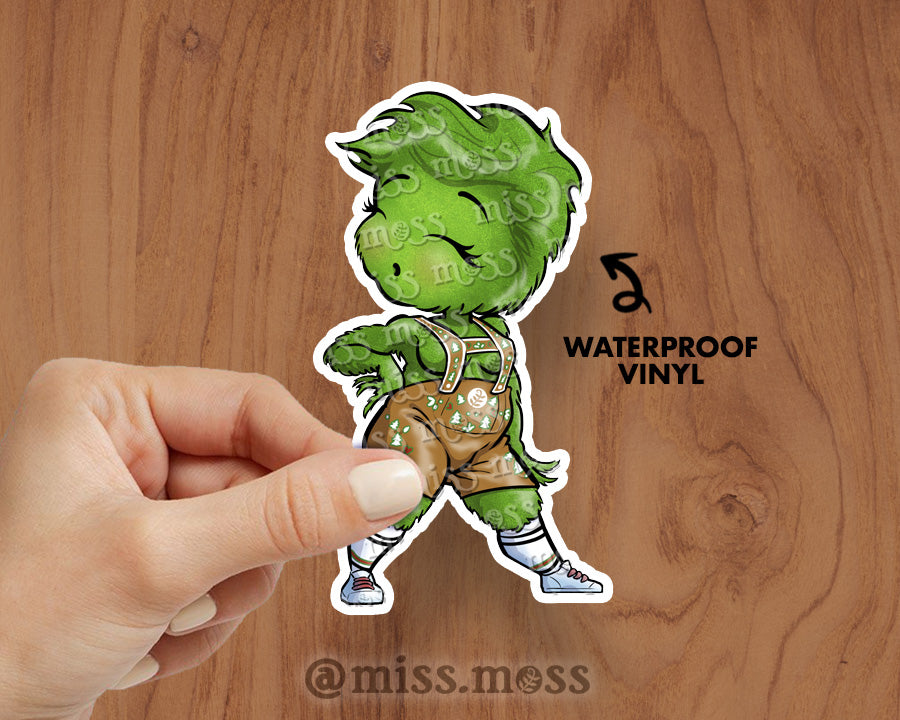Sassy Grinch #1 Vinyl Sticker