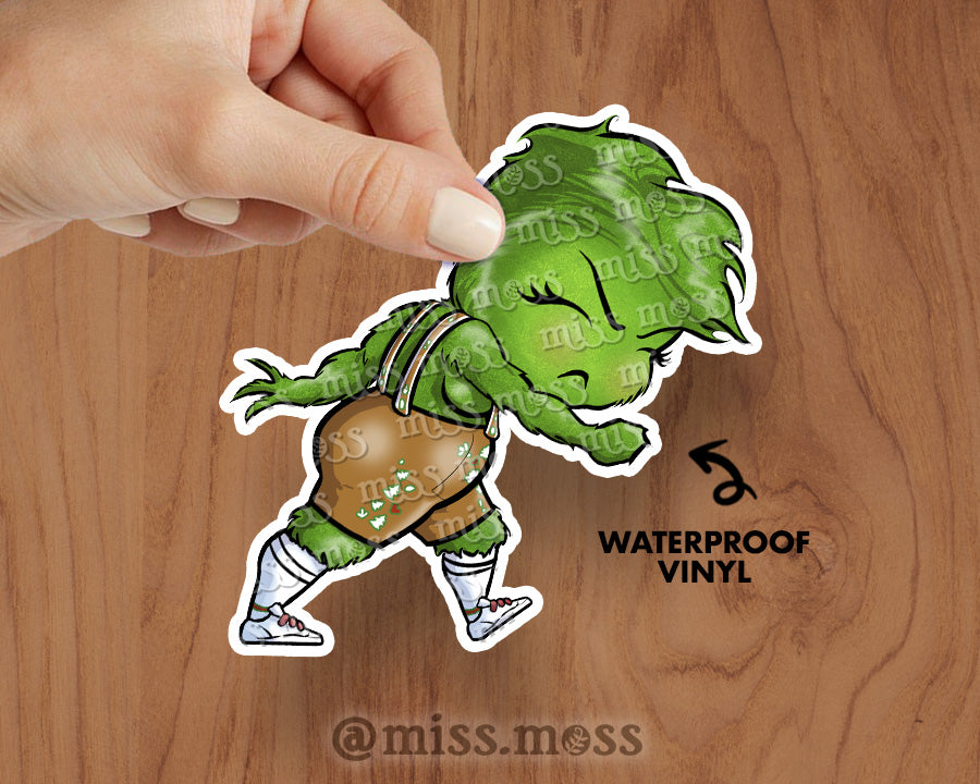 Sassy Grinch #4 Vinyl Sticker