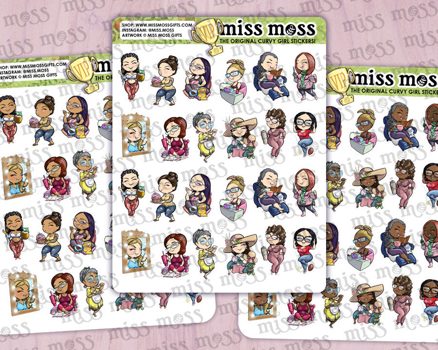 Mini VIP Girls Vinyl Planner Stickers