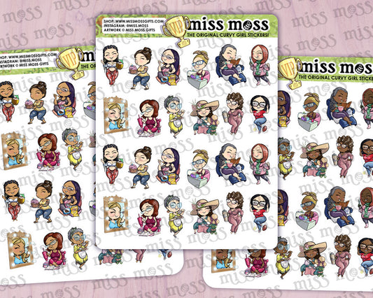 Mini VIP Girls Vinyl Planner Stickers