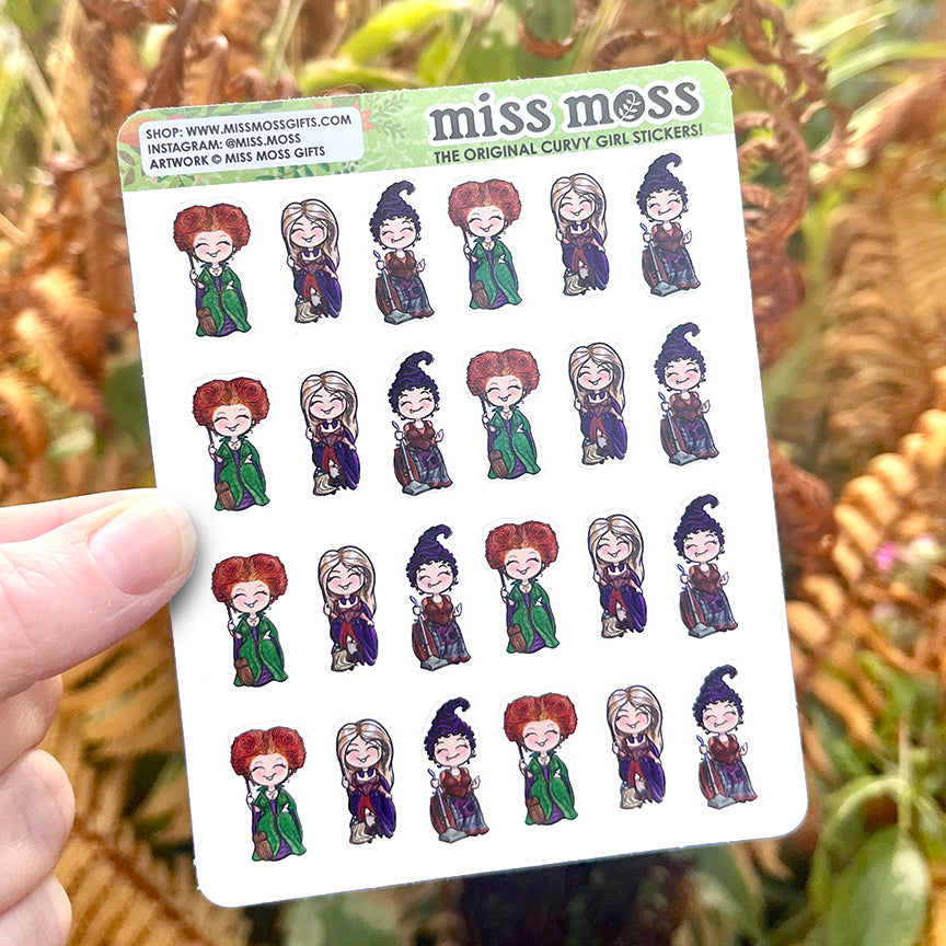 Mini Halloween Witches Vinyl Assortment Sampler