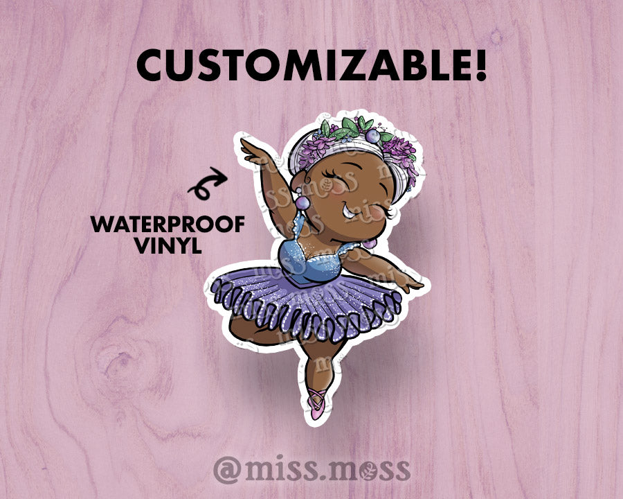 Sugarplum Fairy Large Vinyl Sticker
