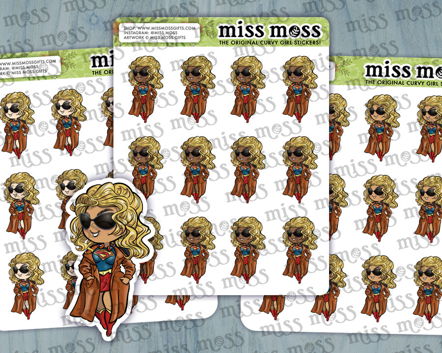 Super Girl Planner Stickers