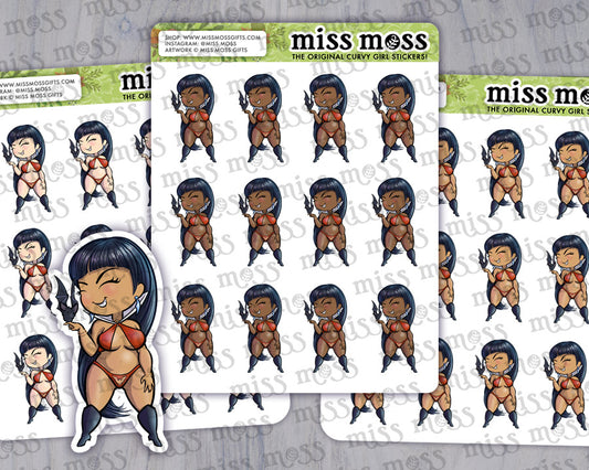 Vampirella Vinyl Planner Stickers