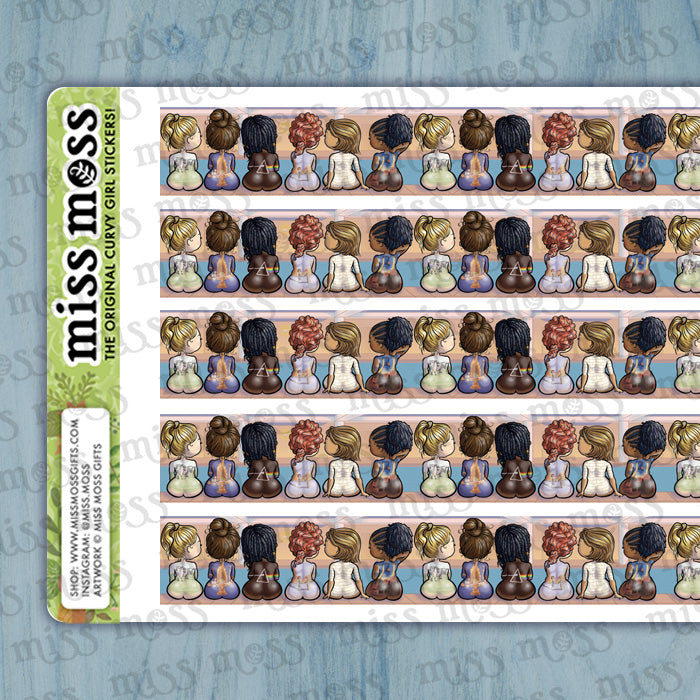 Pink Floyd Babes Washi Strip Sheets