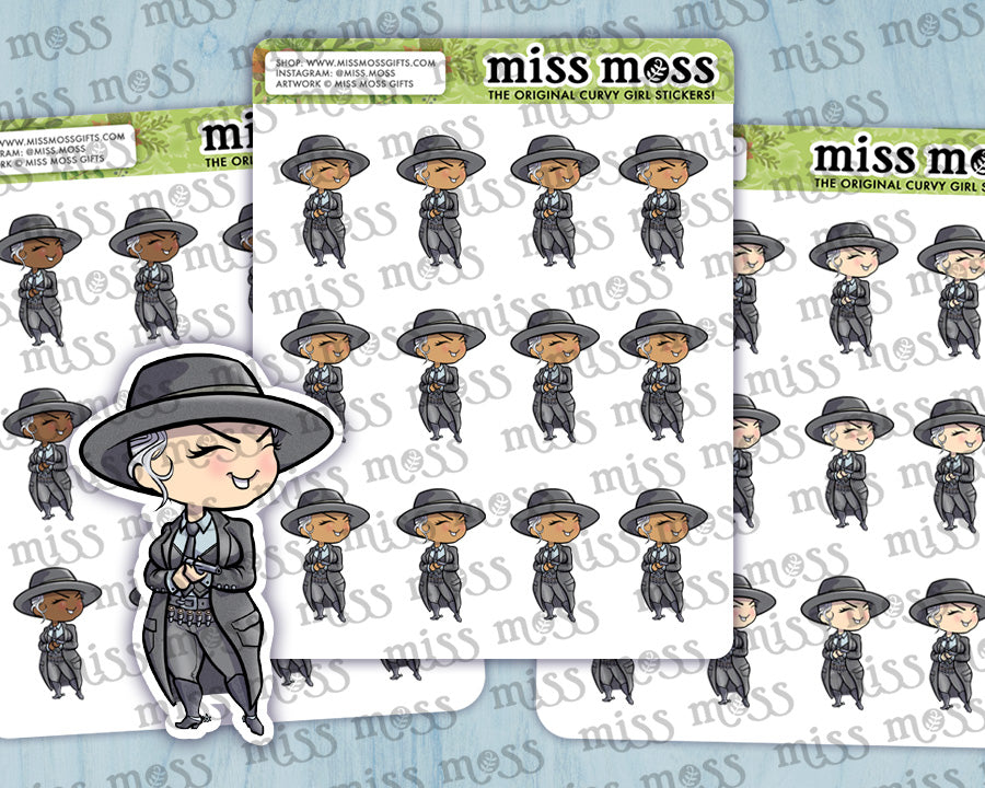 Wild West Girl #2 Vinyl Planner Stickers