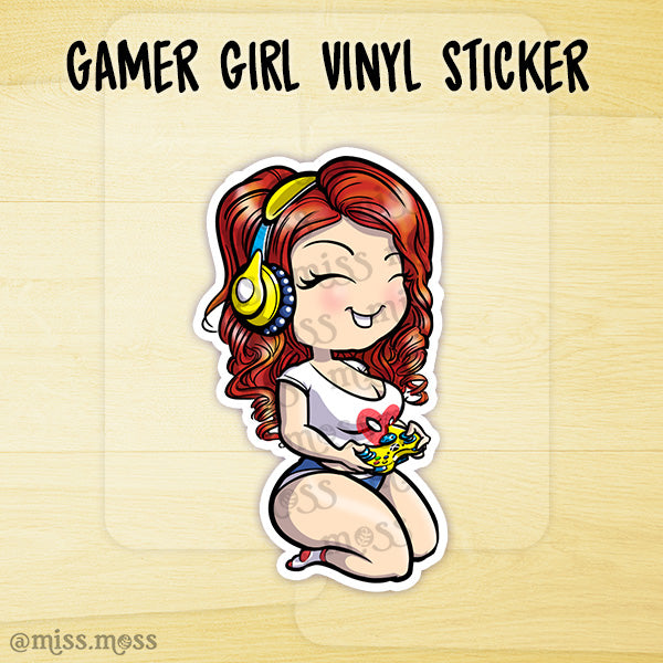 Gamer Maryjane Vinyl Die-Cut