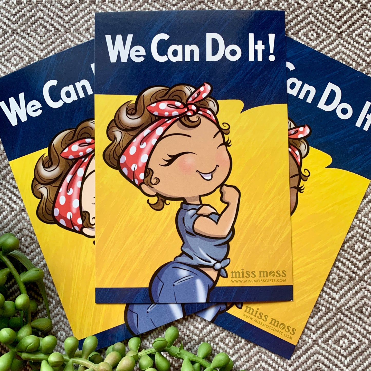 Rosie the Riviter Journaling Card