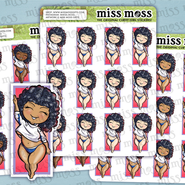 Weird Science Kelly LeBrock Sexy Vinyl Planner Stickers