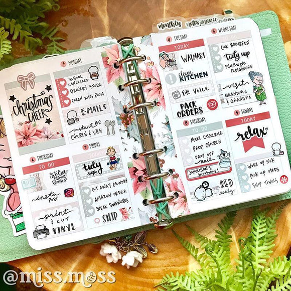 Weekly Planner Spread Inspiration | Miss Moss Gifts