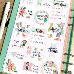 How to decorate your planner with Miss Moss Planner Stickers