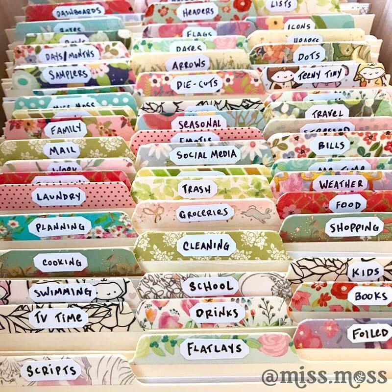 The Best Ways To Organize Your Planner Stickers | Miss Moss Gifts - Miss Moss Gifts