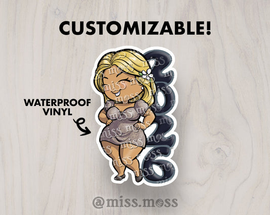2026 Girl Large Vinyl Decal