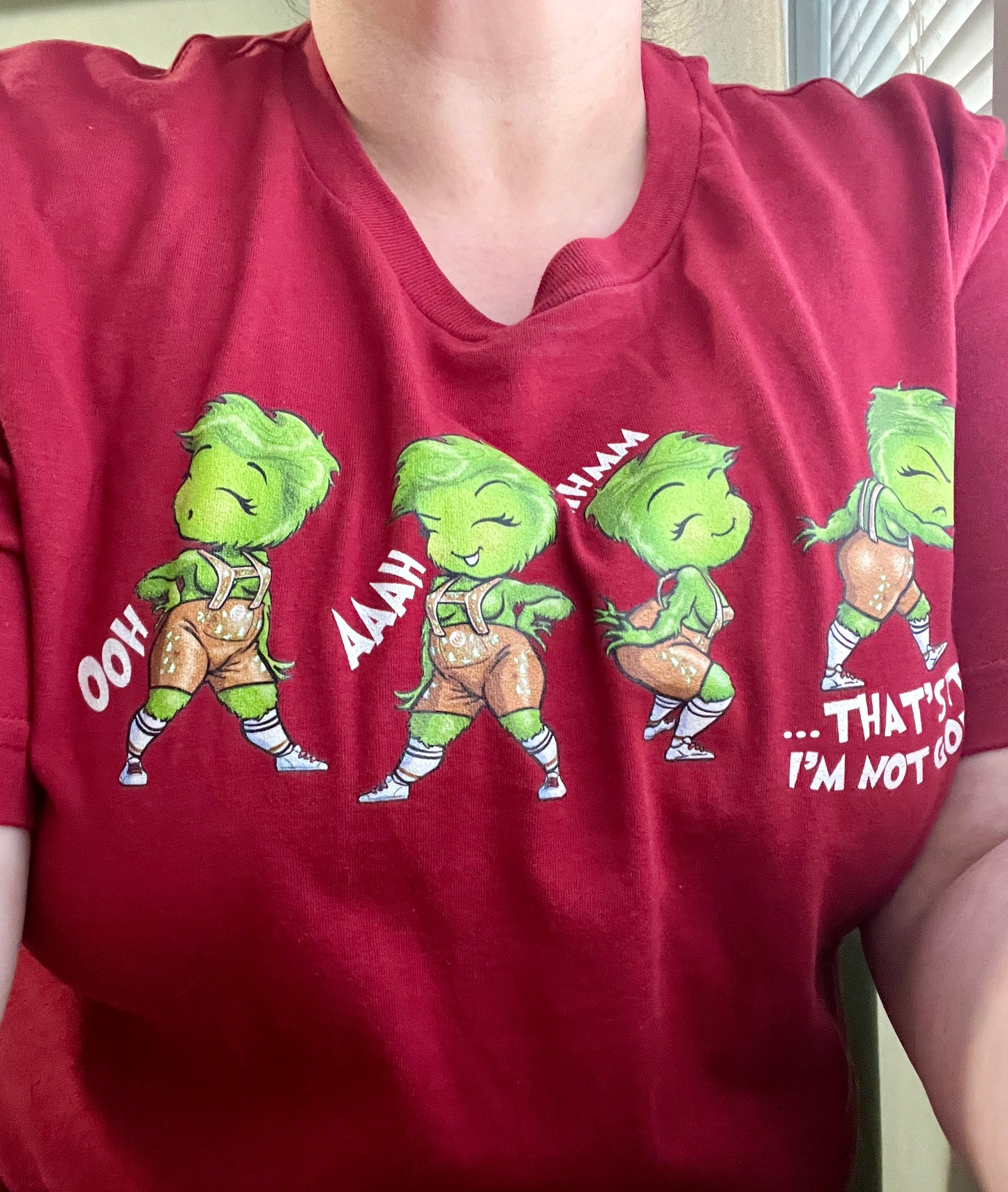 The Grinch "I'm Not Going" Christmas T-Shirt - FREE SHIPPING