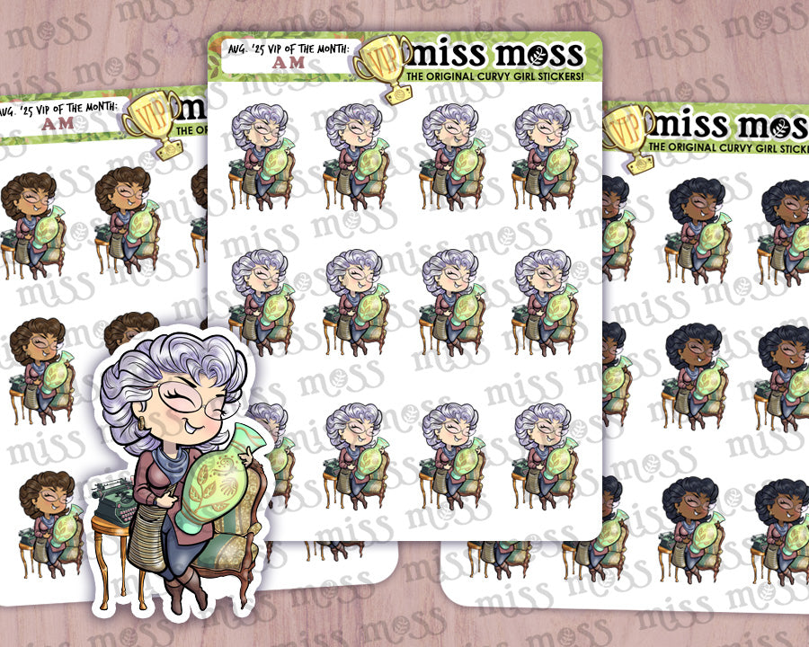 August '25 VIP of the Month / Thrifting Antiquing Girl Planner Stickers