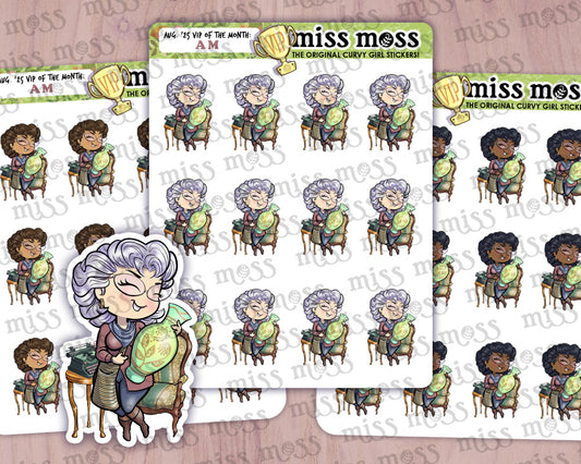 August '25 VIP of the Month / Thrifting Antiquing Girl Planner Stickers
