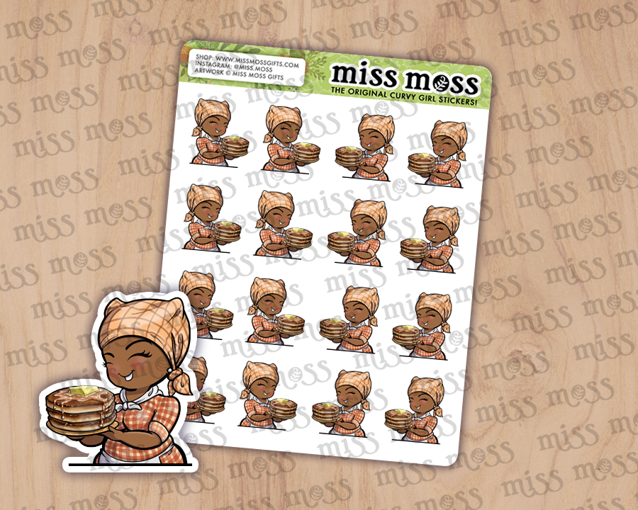 Aunt Jemima Pancakes Planner Journaling Stickers