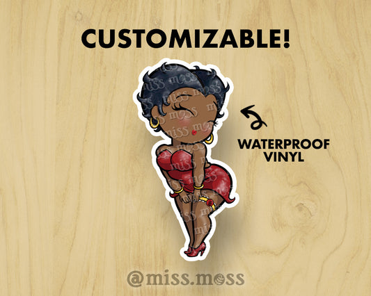 Betty Boop Large Vinyl Sticker
