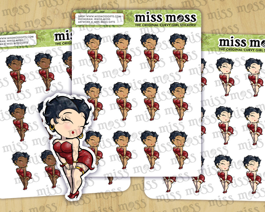 Betty Boop Planner Stickers