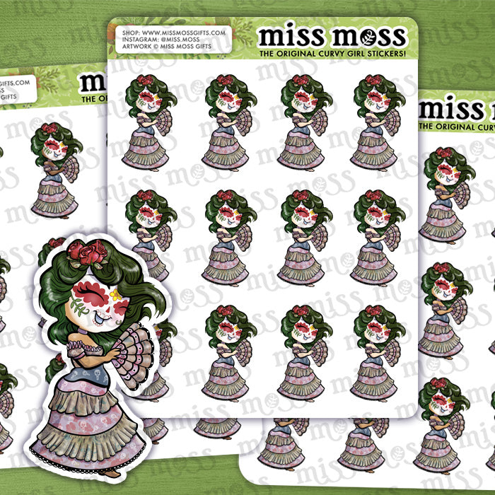 Día de los Muertos Vinyl Planner Stickers