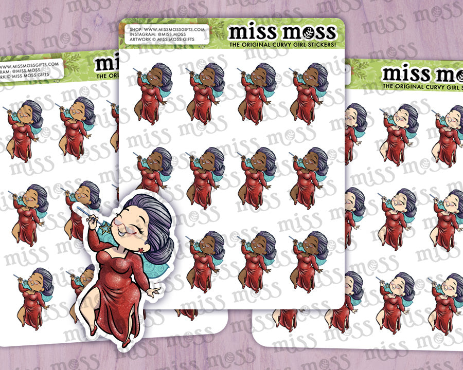 Fairy Godmother Vinyl Planner Stickers