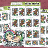 Meh-Maid Vinyl Planner Stickers