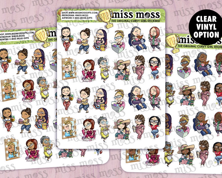 Mini VIP Girls Vinyl Planner Stickers