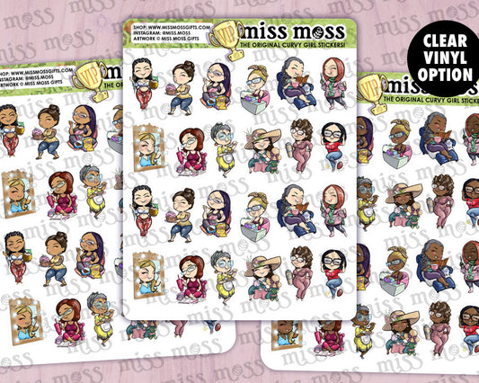Mini VIP Girls Vinyl Planner Stickers