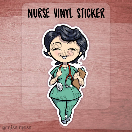 JUMBO Nurse Waterproof Vinyl Sticker