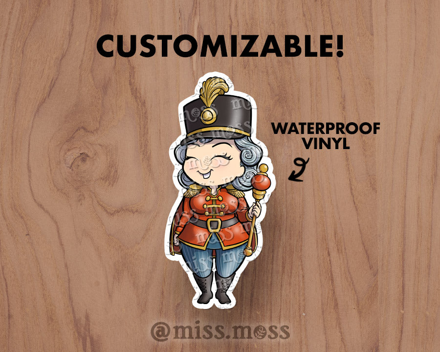 Nutcracker Girl Large Vinyl Sticker