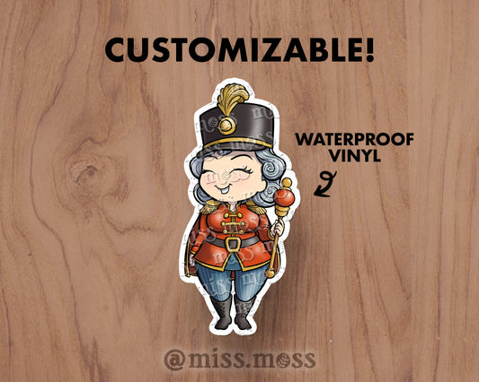 Nutcracker Girl Large Vinyl Sticker