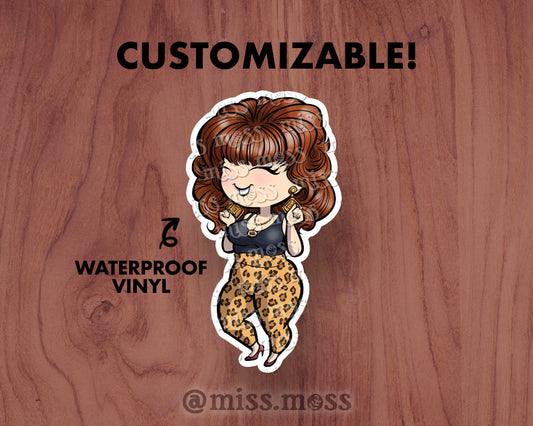 Peggy Bundy Large Vinyl Sticker