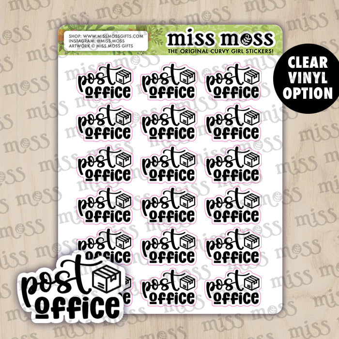 Post Office String Post Office Script Lettering Planner Stickers – Miss Moss Gifts