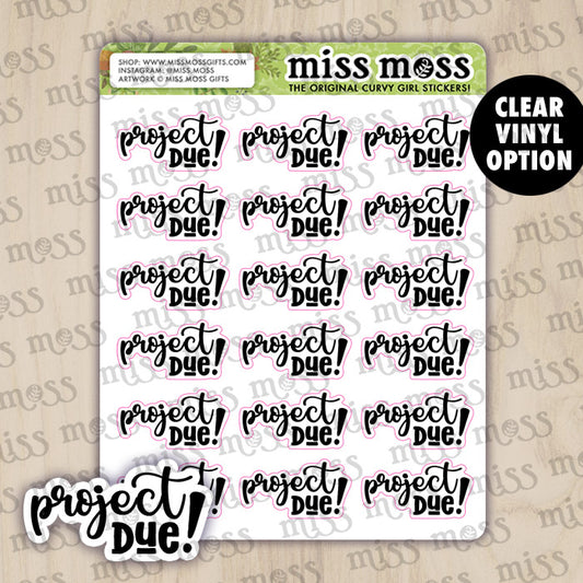 Assignment Due Sticker SCRIPT LETTERING STICKERS – Page 4 – Miss Moss Gifts