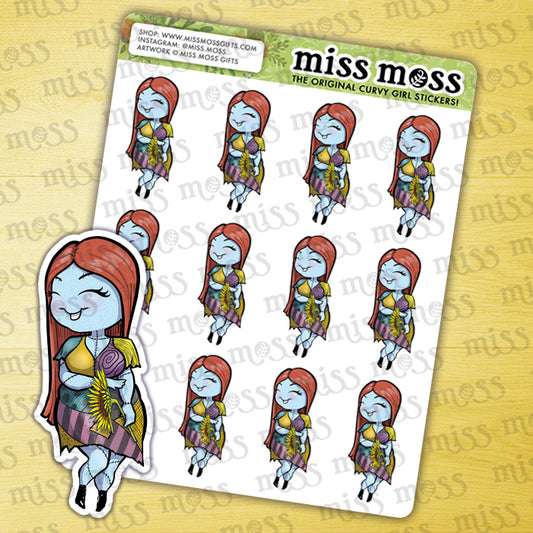 Sally Rag-Doll Vinyl Planner Stickers