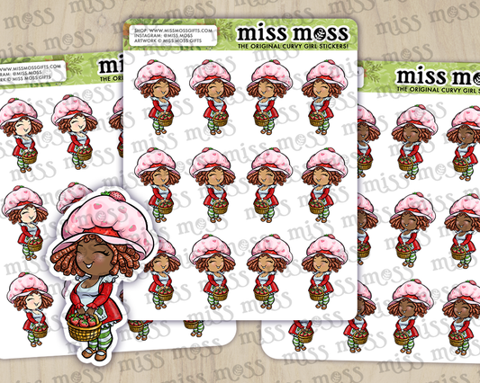 Strawberry Shortcake 80's Planner Journaling Stickers