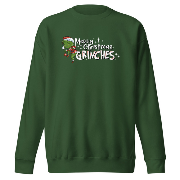 Merry Christmas Grinches Sweatshirt - FREE SHIPPING