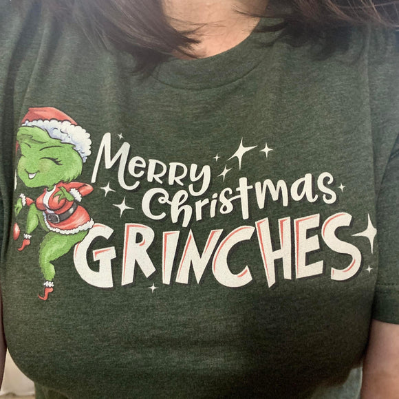 Merry Christmas Grinches T-Shirt - FREE SHIPPING