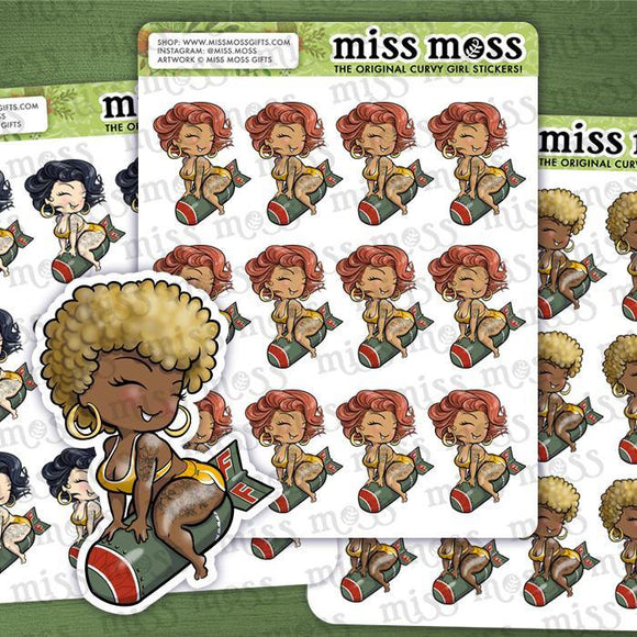 Droppin' F Bombs Planner Stickers - Miss Moss Gifts