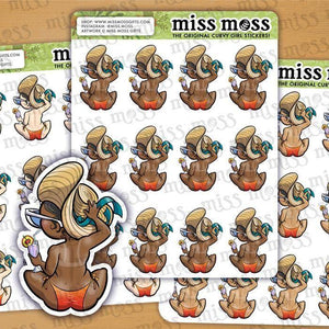 Beach Bum Stickers - Miss Moss Gifts
