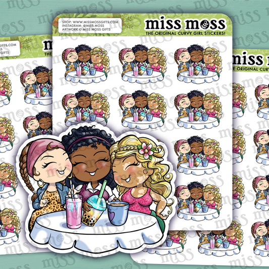 Mini BFFs Girl's Day Planner Stickers - Miss Moss Gifts
