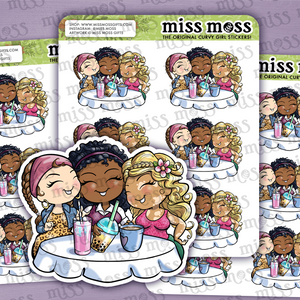 BFFs Girl's Day Planner Stickers - Miss Moss Gifts
