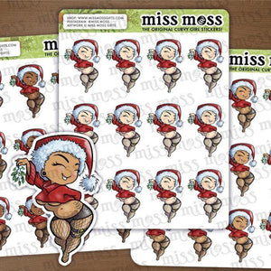 Christmas Babe Holiday Stickers - Miss Moss Gifts