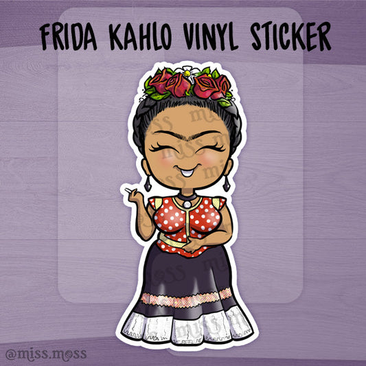 JUMBO Frida Kahlo Vinyl Sticker