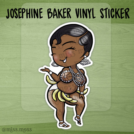 Josephine Baker Waterproof Vinyl Sticker