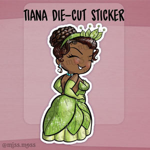 Southern Princess Die-Cut Sticker - Miss Moss Gifts