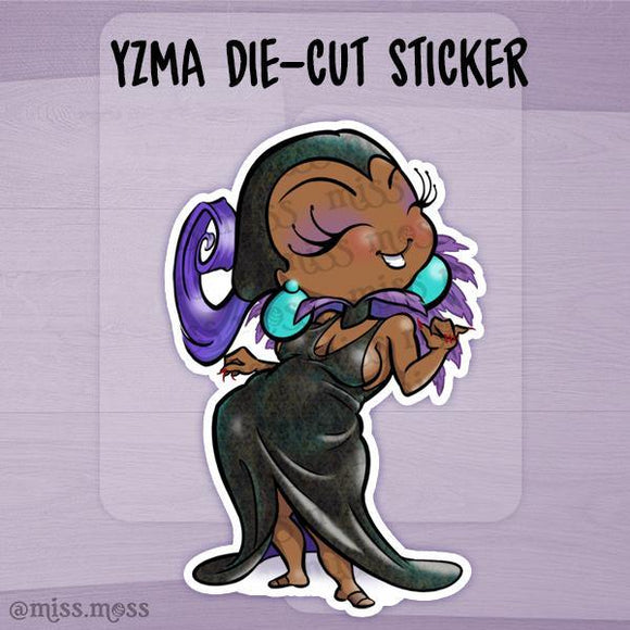 Yzma Villian Die-Cut Sticker - Miss Moss Gifts
