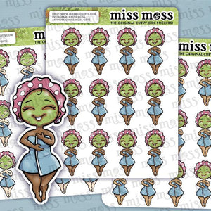 Face Mask Shower Spa "Me Time" Stickers - Miss Moss Gifts